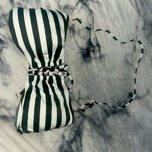 Michael Kors Army Green Strapless Bikini Top (comes with attachable strap)